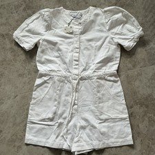 Zara White Denim Shorts