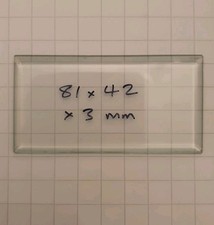 BEVELLED CARRIAGE CLOCK GLASS
