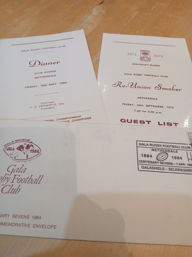 Gala rugby memorabilia s - gala, 70's