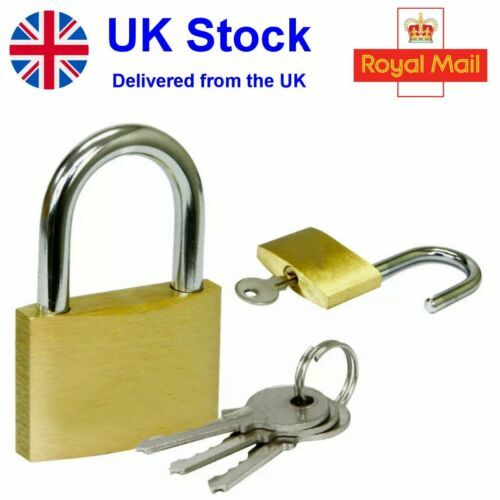 Brass padlock 20mm 25mm - padlock,