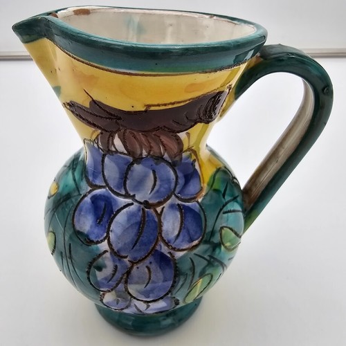 Italian art pottery jug - italian,