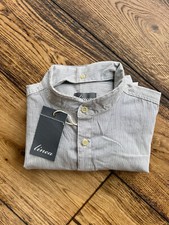 Linea Vintage Style Grandad Button-down Collar - 40s Style / Costume BWWT sz S