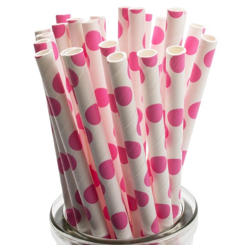 Large pink polka dots - polka,
