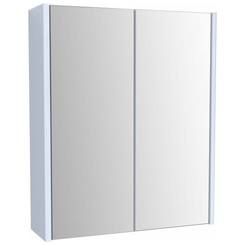 Semi frameless white double - frameless,