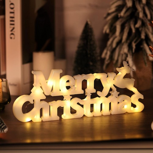 Merry christmas led sign - christmas,