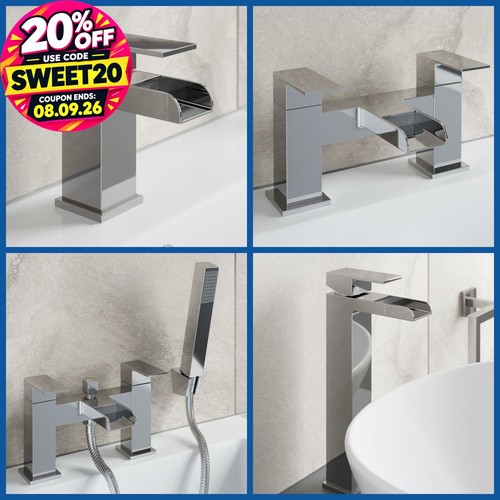 Waterfall bathroom taps - waterfall,