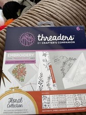 Threaders By Crafters Companion Embroidery Transfer Sheets Set Of 2