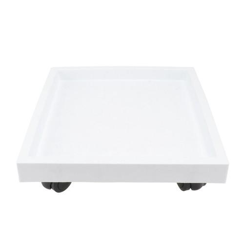 White reusable flowerpot - white,