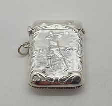 Sterling Silver Vesta Case