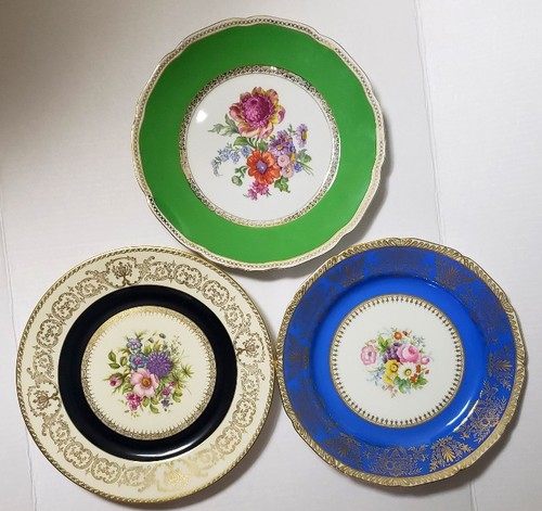 Mismatched plates vintage - plates,