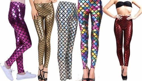 Girls mermaid metallic fish - mermaid,