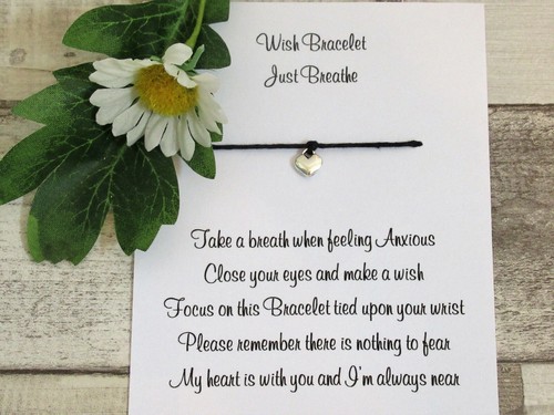 Just breathe wish - breathe, bracelet