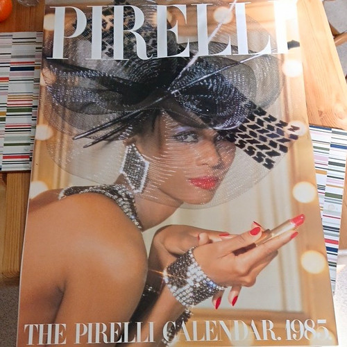 Vintage 1985 pirelli calendar - vintage,