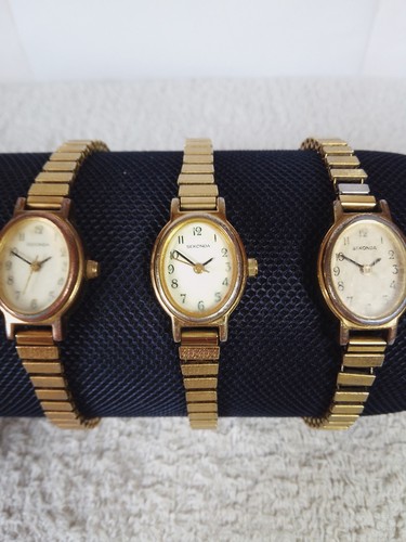 Vintage sekonda ladies gold - vintage,