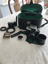 Exakta RTL 1000 Camera with Meyer Oreston 1.8 50mm lens VGC but spares