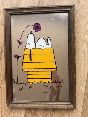 Vintage 1960s snoopy mirror - vintage,