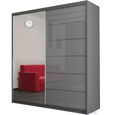 Wardrobe - High Gloss Sliding