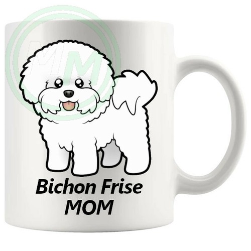 Bichon frise mom mug - gifts, for