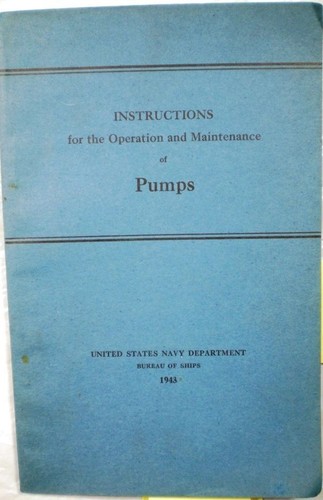 Navy pumps textbook - pumps, delaval