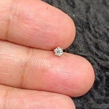0.10CT Round Cut Natural