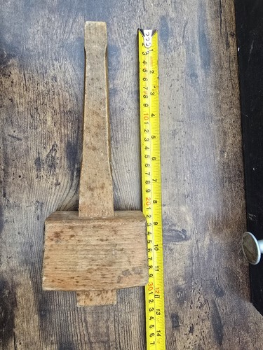 Vintage wooden mallet - vintage,