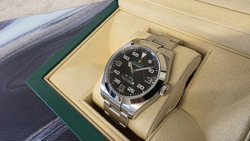 Rolex air king men black - rolex,