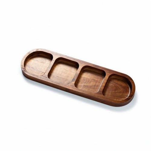 Condiment dish wooden - dish, dipping