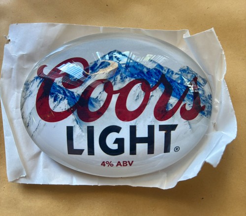 Coors light oval - , fish