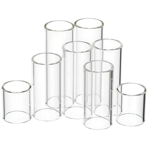 8pcs glass guitar slides - glass,