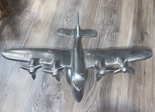 Vintage flying boat seaplane - flying,