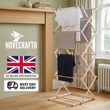 Portable wooden clothes - wooden,