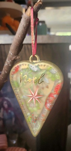 Christmas heart ornament - christmas,