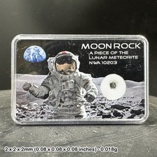 Certified Lunar Moon Rock -