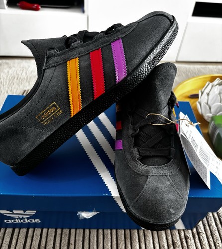 Adidas trimm star black suede - trimm,