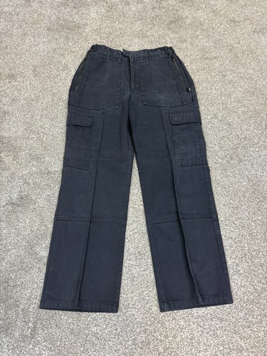 Black cargo trousers heavy - trousers,