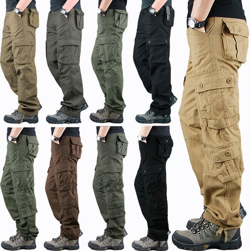 Mens cargo trousers cotton - uk,