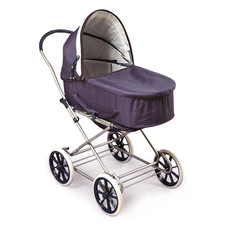 3-in-1 Navy/White Doll Pram