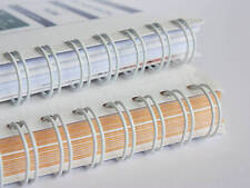 Book Binding Wires Size 4-9 A4 3:1 Pitch White, Black, Silver - 250 Per Box  NEW