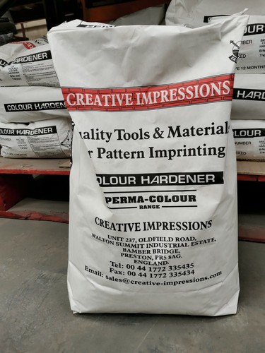 Pattern imprinted concrete - imprinted,
