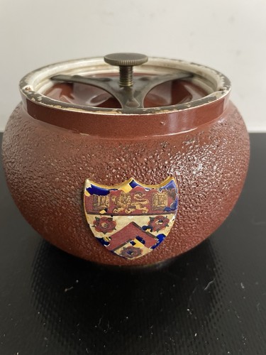 Antique brown ceramic tobacco - antique,