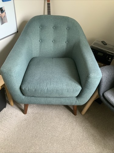 Green bucket chair - green,