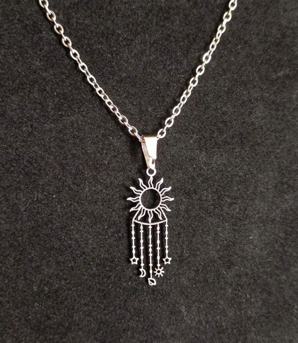 Sun moon stars - sun, silver