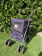 Sholley - Folding Shopping Trolley & Aid for walking (Mulberry) + Easy reach