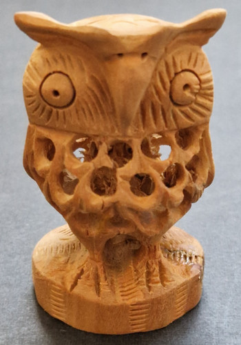 Vintage hand carved indian - carved,