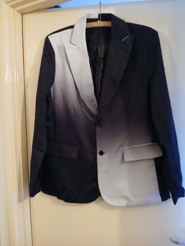 Mens tone black grey jacket - mens,