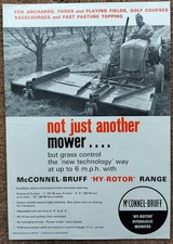 McConnel Bruff Grass Topper, "Hy Rotor" Orchards etc. Seen Ferguson / MF Tractor