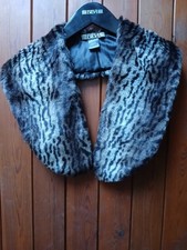 Biba Grey Black Leopard Faux