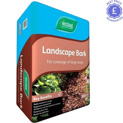 100l landscape bark mulch - 100l,