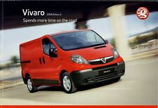 Vauxhall Vivaro 2008 UK Market Sales Brochure Van Doublecab Sportive 2700 2900