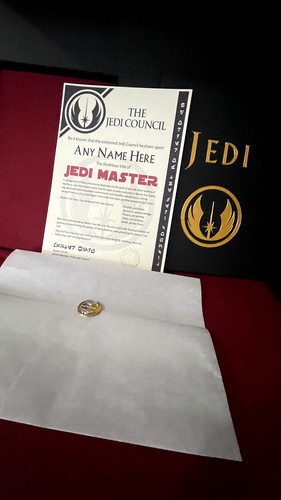 Jedi master certificate - jedi,